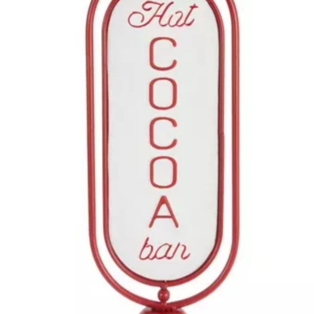 Red Hot Cocoa Bar Sign